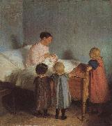 Anna Ancher Little Brother Spain oil painting artist